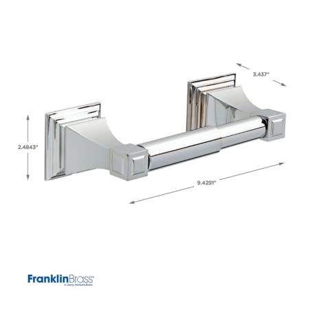 A large image of the Franklin Brass 11008 Product Dimensions