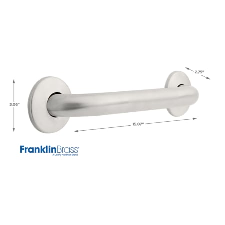 A large image of the Franklin Brass 5712 Product Dimensions