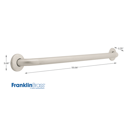 A large image of the Franklin Brass 5730 Product Dimensions