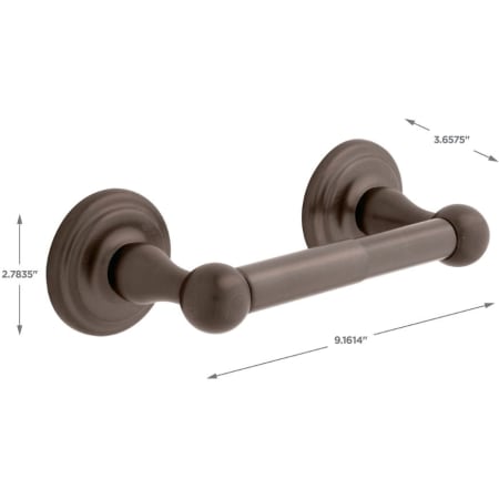 A large image of the Franklin Brass F9008 Franklin Brass-F9008-Dimensions