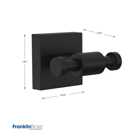 A large image of the Franklin Brass MAX35 Product Dimensions