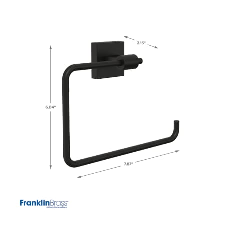A large image of the Franklin Brass MAX46 Product Dimensions