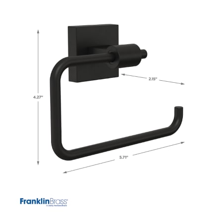 A large image of the Franklin Brass MAX50 Product Dimensions