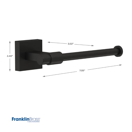 A large image of the Franklin Brass MAX51 Product Dimensions