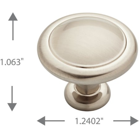 A large image of the Franklin Brass P35597K-B1 Dimensions