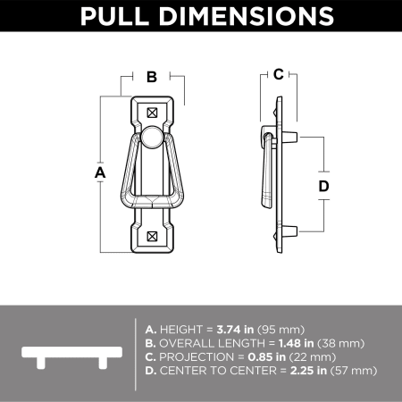 A large image of the Franklin Brass P62077K-B Alternate View