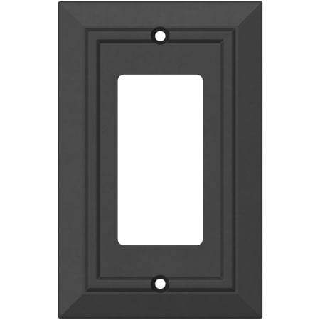 A large image of the Franklin Brass W35243-C-AM Matte Black Antimicrobial