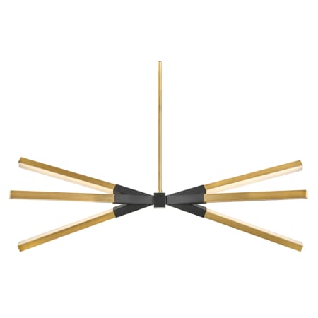 A large image of the Fredrick Ramond FR30618 Lacquered Brass / Black