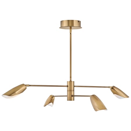 A large image of the Fredrick Ramond FR35804 Chandelier with Canopy - HBR