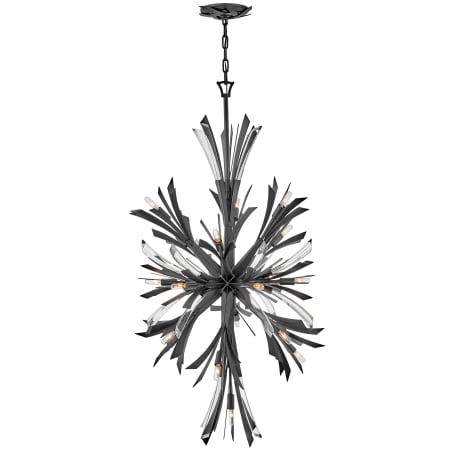 A large image of the Fredrick Ramond FR40907 Chandelier with Canopy - BGR
