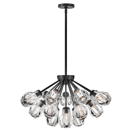 A large image of the Fredrick Ramond FR46956 Light with Canopy - BLK