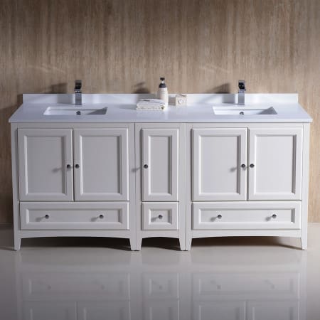 A large image of the Fresca FCB20-301230-U Fresca-FCB20-301230-U-In Bathroom View White