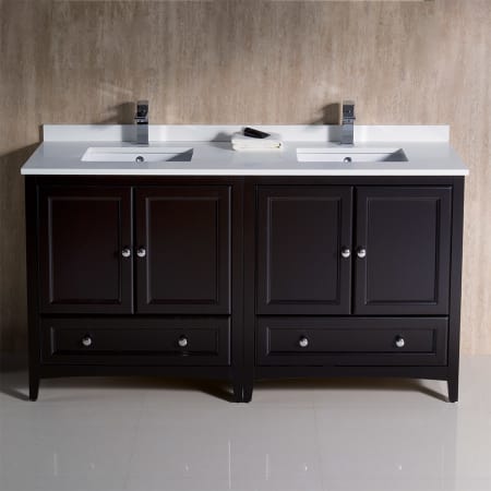 A large image of the Fresca FCB20-3030-U Fresca-FCB20-3030-U-In Bathroom View Espresso