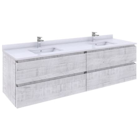 A large image of the Fresca FCB31-3636-U Rustic White