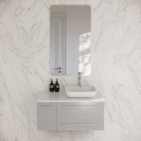 A large image of the Fresca FCB6136-VSL-R-V Gray