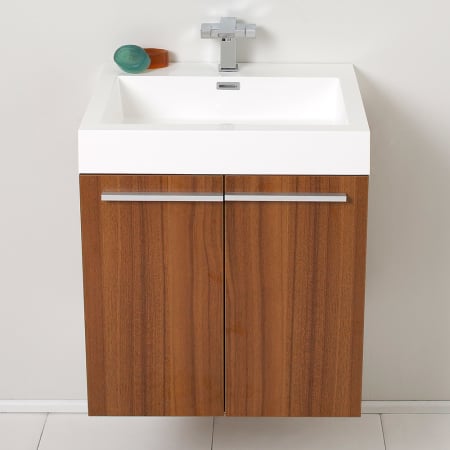 A large image of the Fresca FCB8058-I Fresca-FCB8058-I-In Bathroom View Teak