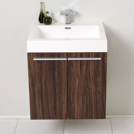 A large image of the Fresca FCB8058-I Fresca-FCB8058-I-In Bathroom View Walnut