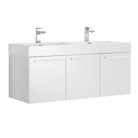 A large image of the Fresca FCB8092-D-I White