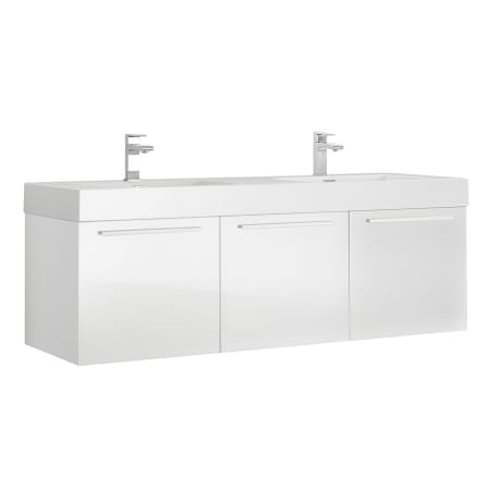 A large image of the Fresca FCB8093-D White