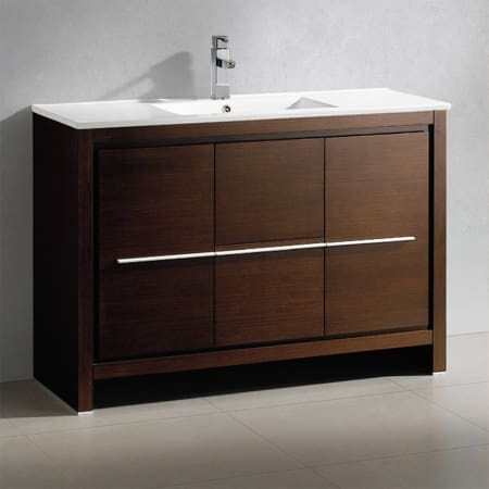 A large image of the Fresca FCB8148-I Fresca-FCB8148-I-In Bathroom View Brown