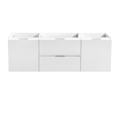 A large image of the Fresca FCB8348 Fresca-FCB8348-Front View Glossy White
