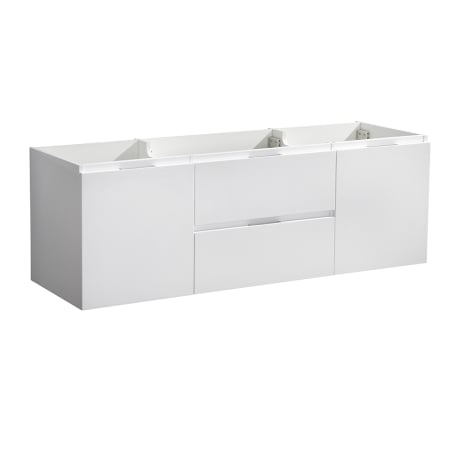 A large image of the Fresca FCB8348 Glossy White