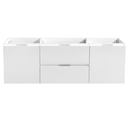 A large image of the Fresca FCB8360-D Fresca-FCB8360-D-Front View Glossy White