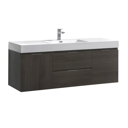 A large image of the Fresca FCB8360-I Gray Oak