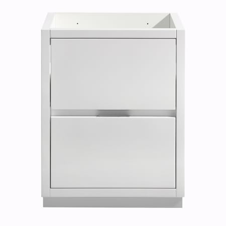 A large image of the Fresca FCB8424 Fresca-FCB8424-Front View Glossy White