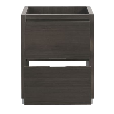 A large image of the Fresca FCB8424 Fresca-FCB8424-Front View Opened Gray Oak