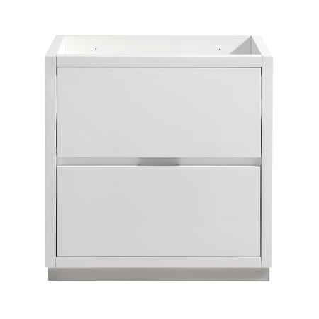 A large image of the Fresca FCB8430 Fresca-FCB8430-Front View Glossy White