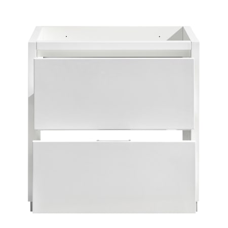 A large image of the Fresca FCB8430 Fresca-FCB8430-Front View Opened Glossy White
