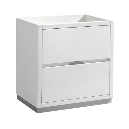 A large image of the Fresca FCB8430 Glossy White