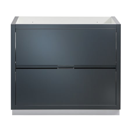 A large image of the Fresca FCB8436 Fresca-FCB8436-Front View Dark Slate