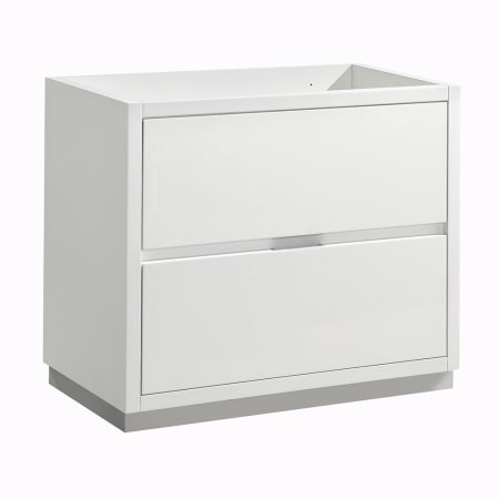 A large image of the Fresca FCB8436 Glossy White