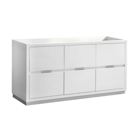 A large image of the Fresca FCB8448-D Glossy White