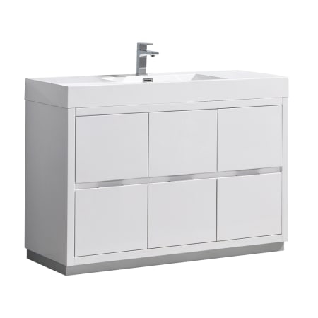 A large image of the Fresca FCB8448-I Glossy White