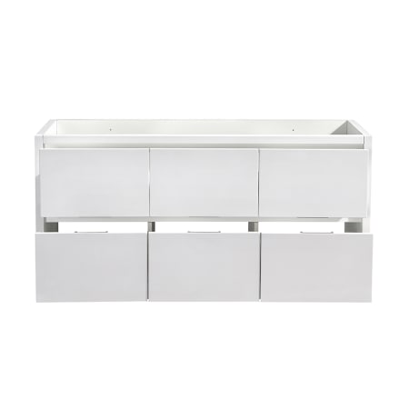 A large image of the Fresca FCB8460 Fresca-FCB8460-Front View Opened Glossy White