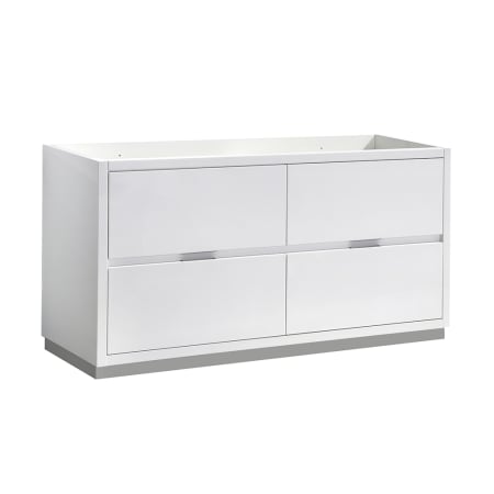 A large image of the Fresca FCB8460-D Glossy White