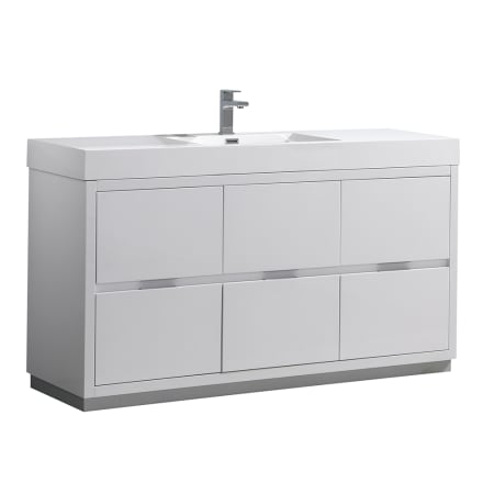 A large image of the Fresca FCB8460-I Glossy White