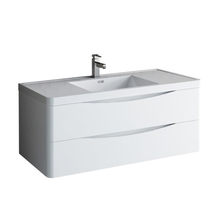 A large image of the Fresca FCB9048-I Glossy White