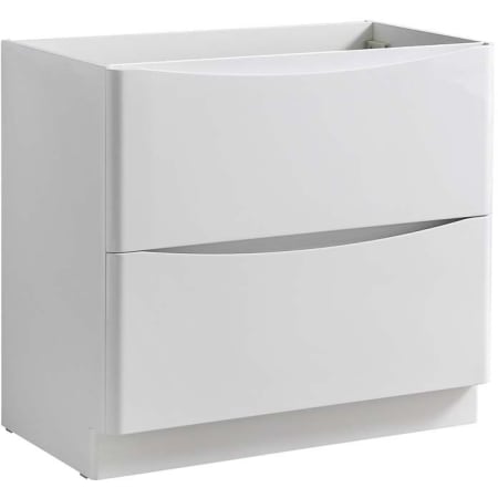 A large image of the Fresca FCB9136 Glossy White