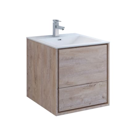 A large image of the Fresca FCB9224-I Rustic Natural Wood