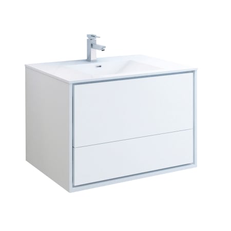 A large image of the Fresca FCB9236-I Glossy White