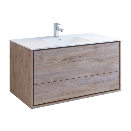 A large image of the Fresca FCB9248-I Rustic Natural Wood