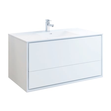 A large image of the Fresca FCB9248-I Glossy White