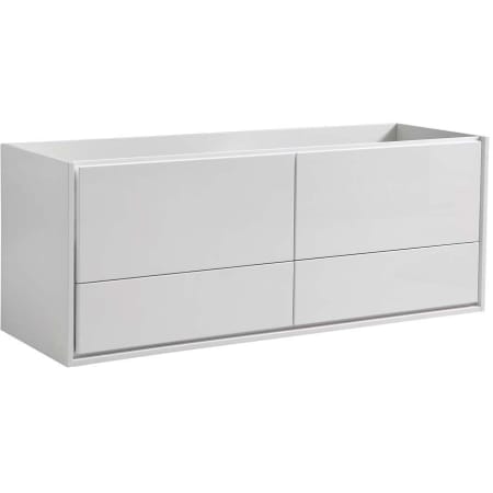 A large image of the Fresca FCB9260-D Glossy White