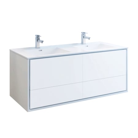A large image of the Fresca FCB9260-D-I Glossy White