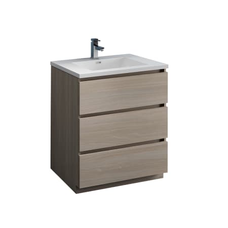 A large image of the Fresca FCB9330-I Gray Wood