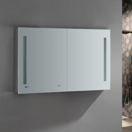 A large image of the Fresca FMC014830 Fresca-FMC014830-Installed 3/4 View